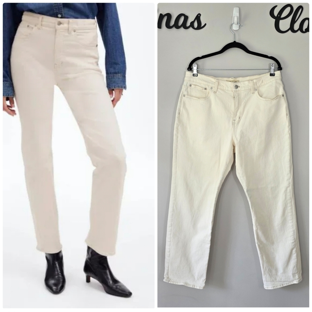 Madewell The 90s Straight Jeans in Vintage Canvas Size 32 Petite